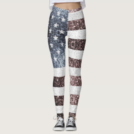 Leggings Bandera de los Estados Unidos de las escaramuzas r
