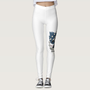 Leggings Bandera de los Estados Unidos. Presidente Donald T