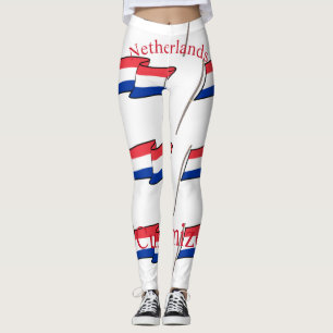 Leggings Bandera de los Países Bajos Thunder_Cove