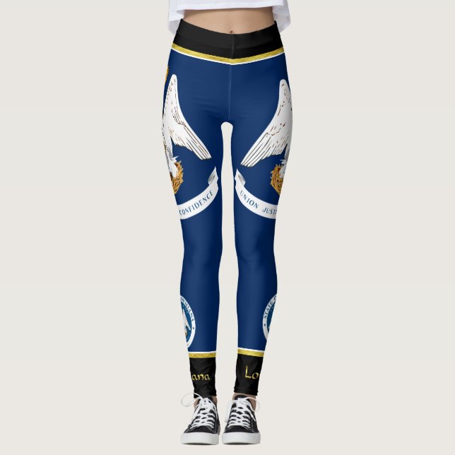 Leggings Bandera de Luisiana (Anverso)