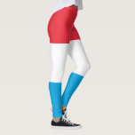 Leggings Bandera de Luxemburgo<br><div class="desc">Bandera patriótica de Luxemburgo.</div>