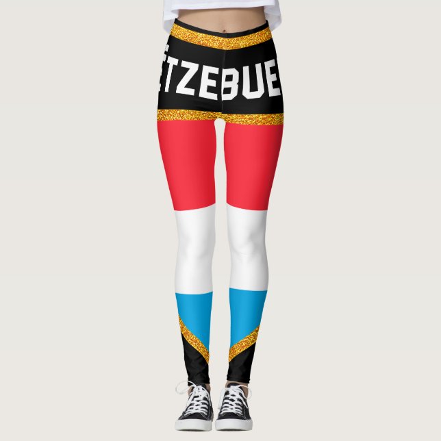 Leggings Bandera de Luxemburgo (Anverso)