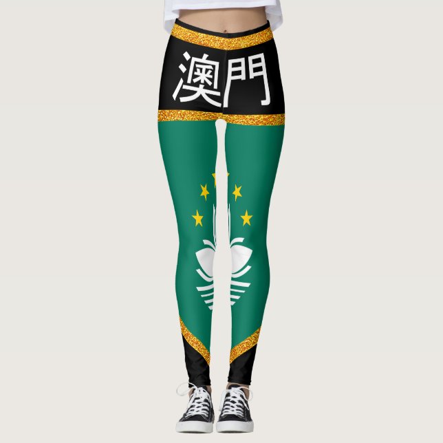 Leggings Bandera de Macao (Anverso)