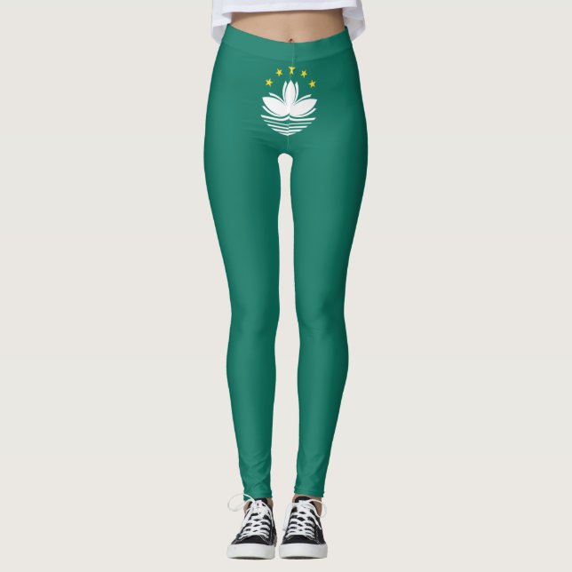 Leggings Bandera de Macao (región china) (Anverso)