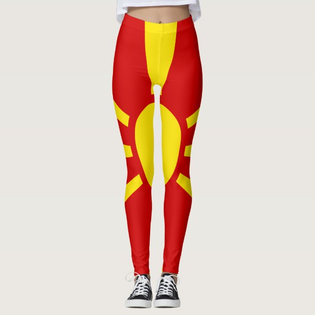Leggings Bandera de Macedonia (Anverso)
