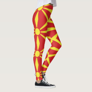 Leggings Bandera de Macedonia del Norte