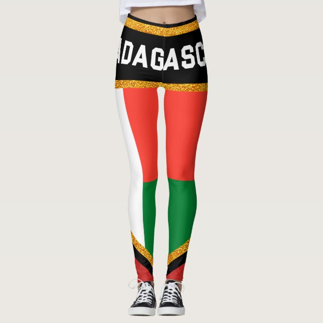 Leggings Bandera de Madagascar (Anverso)