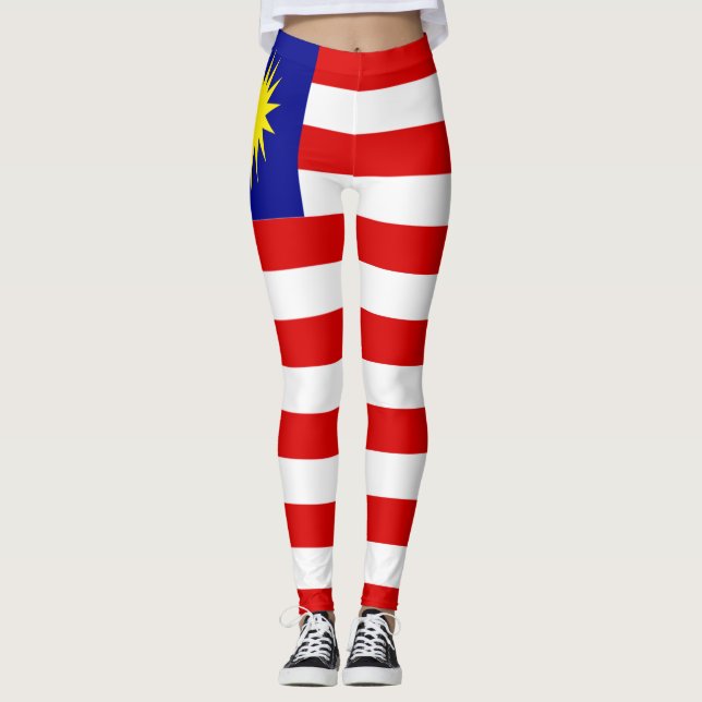 Leggings Bandera de Malasia (Anverso)