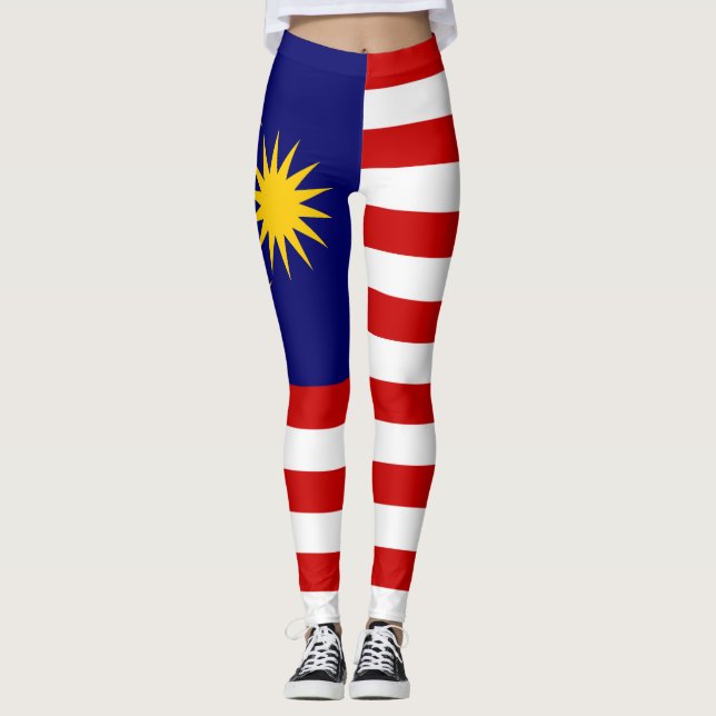 Leggings Bandera de Malasia (Anverso)