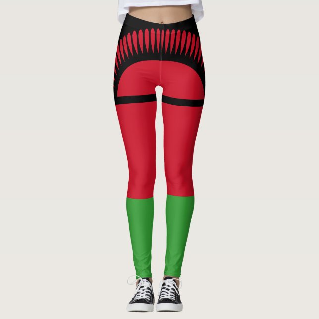 Leggings Bandera de Malawi (Anverso)