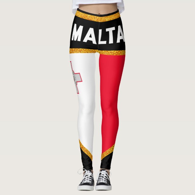 Leggings Bandera de Malta (Anverso)