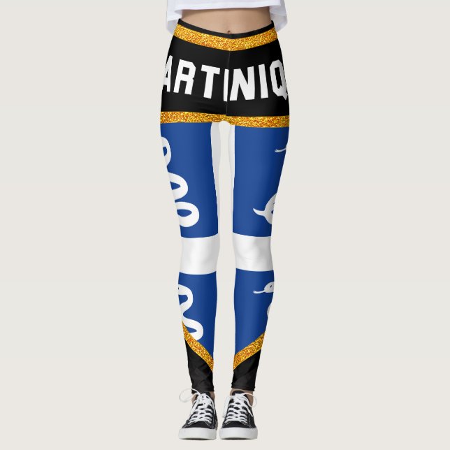 Leggings Bandera de Martinica (Anverso)
