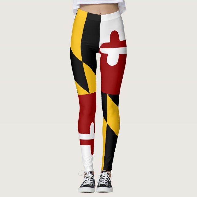 Leggings Bandera de Maryland (Anverso)