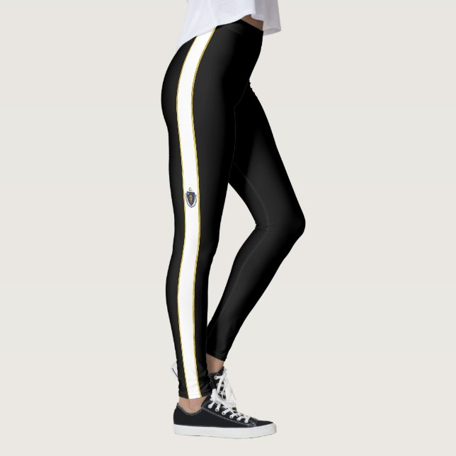 Leggings Bandera de Massachusetts (Derecha)