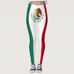 Leggings Bandera de México llena
