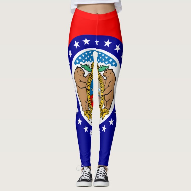 Leggings Bandera de Misuri (Anverso)