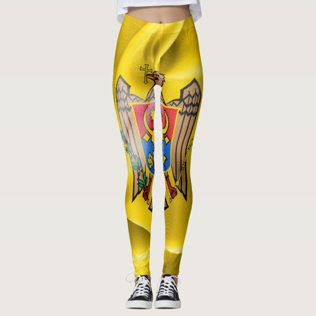 Leggings Bandera de Moldavia (Anverso)