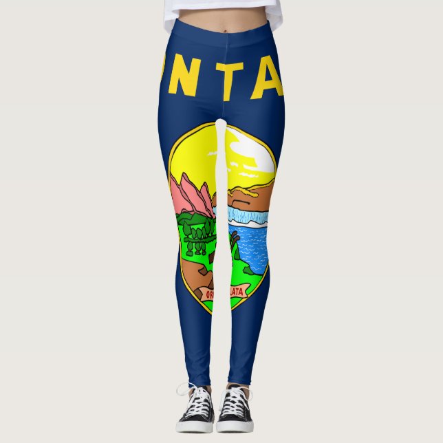 Leggings Bandera de Montana (Anverso)