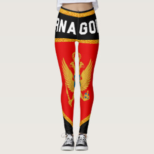 Leggings Bandera de Montenegro