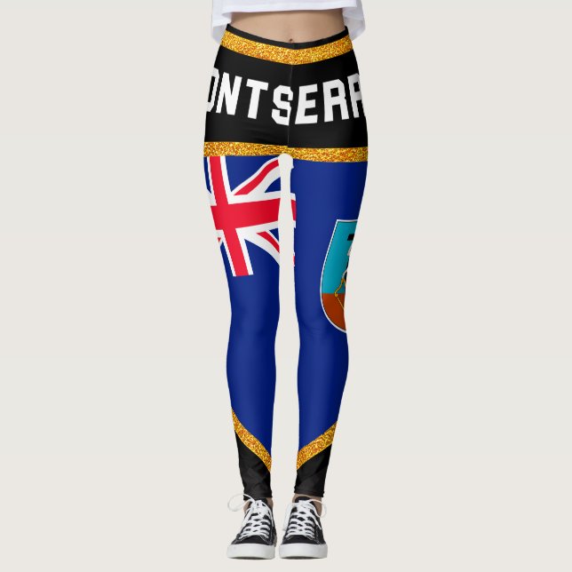 Leggings Bandera de Montserrat (Anverso)