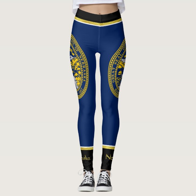 Leggings Bandera de Nebraska (Anverso)