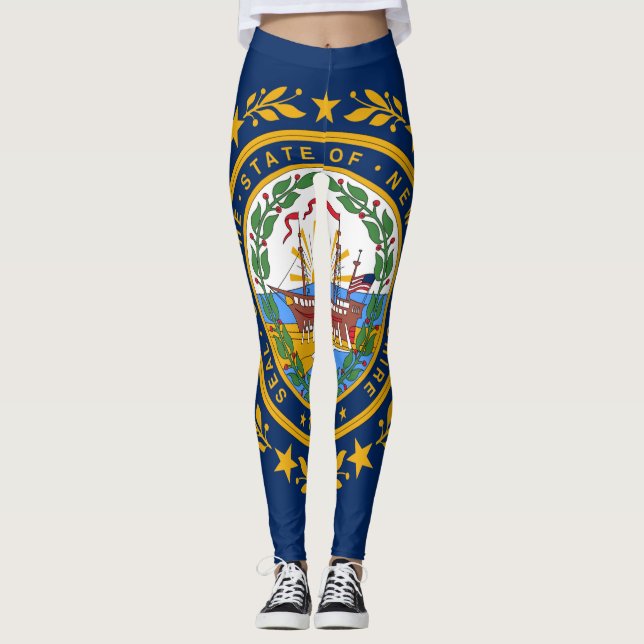 Leggings Bandera de New Hampshire (Anverso)