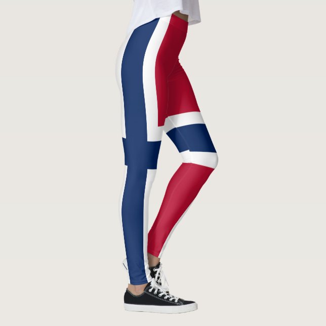 Leggings Bandera de Noruega (Derecha)