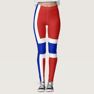 Leggings Bandera de Noruega Escandinavia