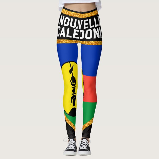 Leggings Bandera de Nueva Caledonia (Anverso)