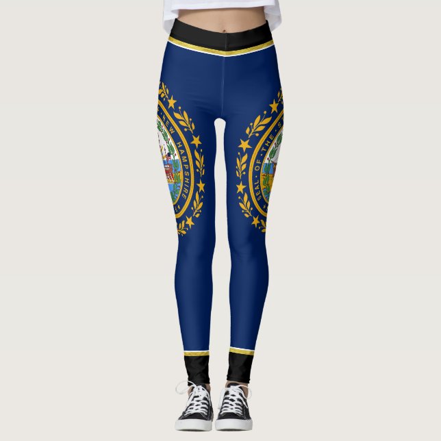 Leggings Bandera de Nuevo Hampshire (Anverso)