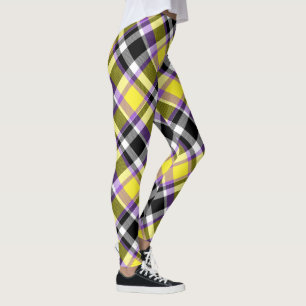 Leggings Bandera de Orgullo a Cuadros Eclectic Boho No Bina