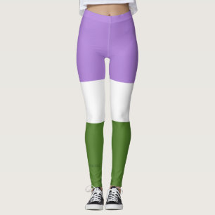 Leggings Bandera de orgullo genderqueer de SlipperyJoe lava