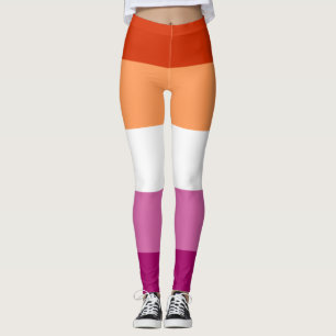 Leggings Bandera de orgullo lésbico LGBTQ