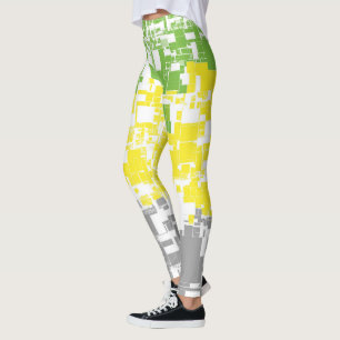 Leggings Bandera de orgullo Lithromantic abstracta funky ge