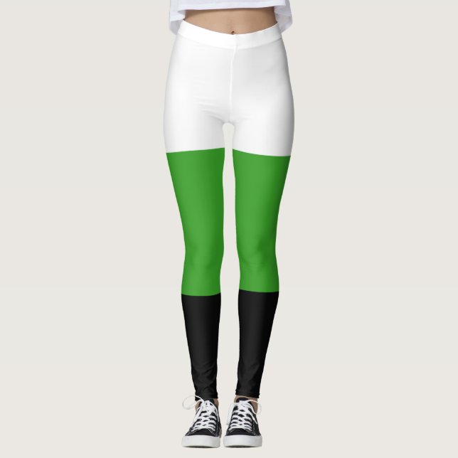 Leggings Bandera de Orgullo Neutrois (Anverso)