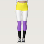 Leggings Bandera de Orgullo no binaria<br><div class="desc">Bandera de Orgullo no binaria</div>