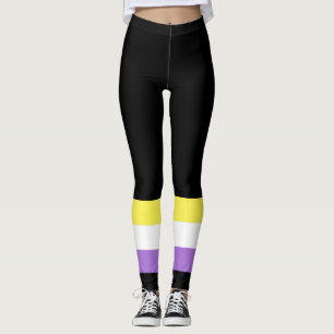 Leggings Bandera de Orgullo no binaria