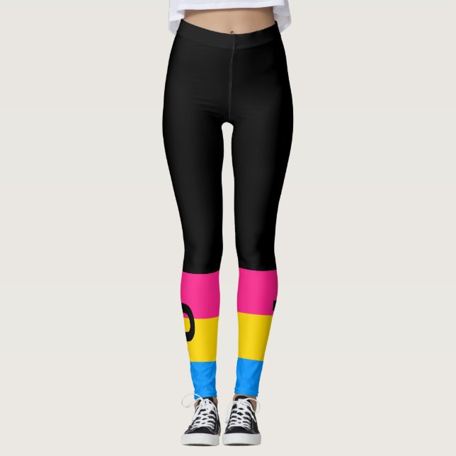 Leggings Bandera de Orgullo Pansexual (Anverso)