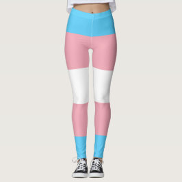 Leggings Bandera de Orgullo Transgénero - Arcoíris LGBT