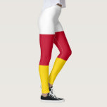 Leggings Bandera de Osetia del Norte<br><div class="desc">Bandera patriótica de Osetia del Norte Alania.</div>