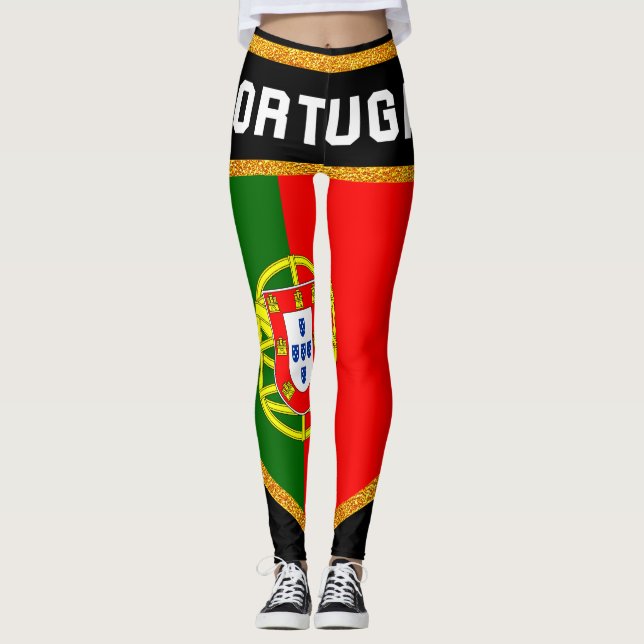 Leggings Bandera de Portugal (Anverso)