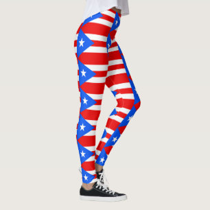 Leggings Bandera de Puerto Rico