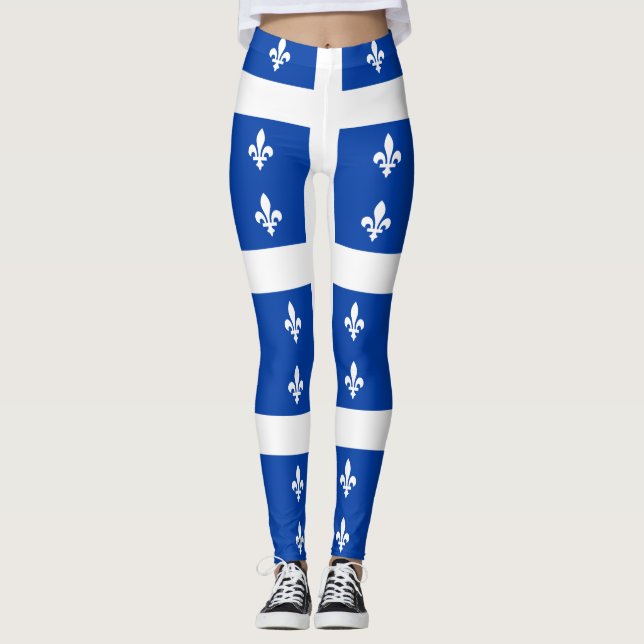 Leggings Bandera de Quebec (Anverso)