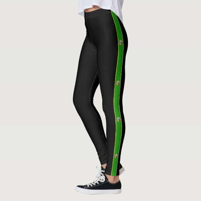 Leggings Bandera de rayas de Washington (Izquierda)
