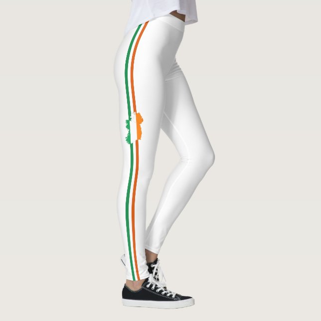 Leggings Bandera de rayas irlandesas (Derecha)