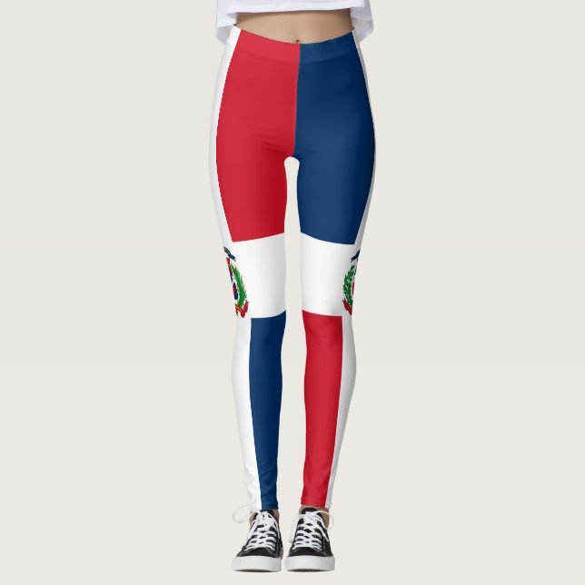 Leggings Bandera de República Dominicana (Anverso)