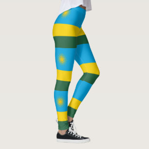 Leggings Bandera de Ruanda