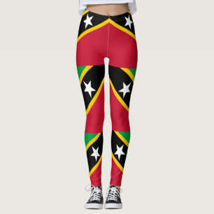 Leggings Bandera de San Cristóbal y Nieves
