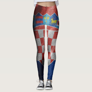Leggings Bandera de seda de Croacia