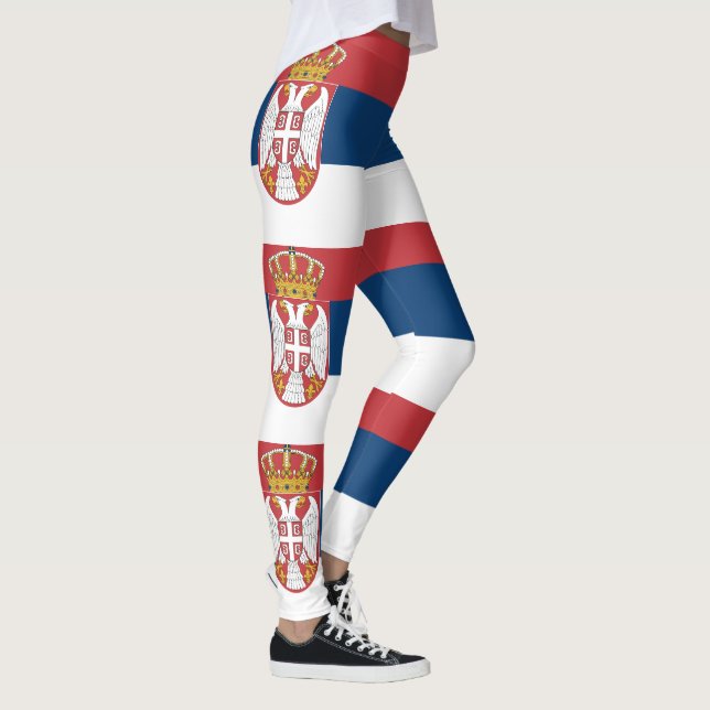 Leggings Bandera de Serbia (Derecha)